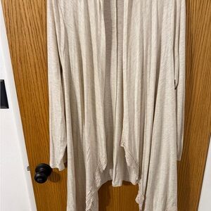 Lane Bryant Cream Cardigan